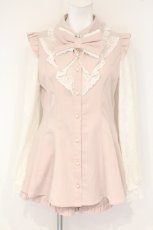 画像1: Secret Honey / レース切り替えシャツワンピースセットアップ 2 ピンク O-26-09-28-050-CA-OP-YM-OS (1)
