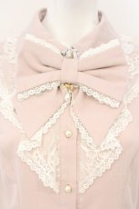 画像2: Secret Honey / レース切り替えシャツワンピースセットアップ 2 ピンク O-26-09-28-050-CA-OP-YM-OS (2)