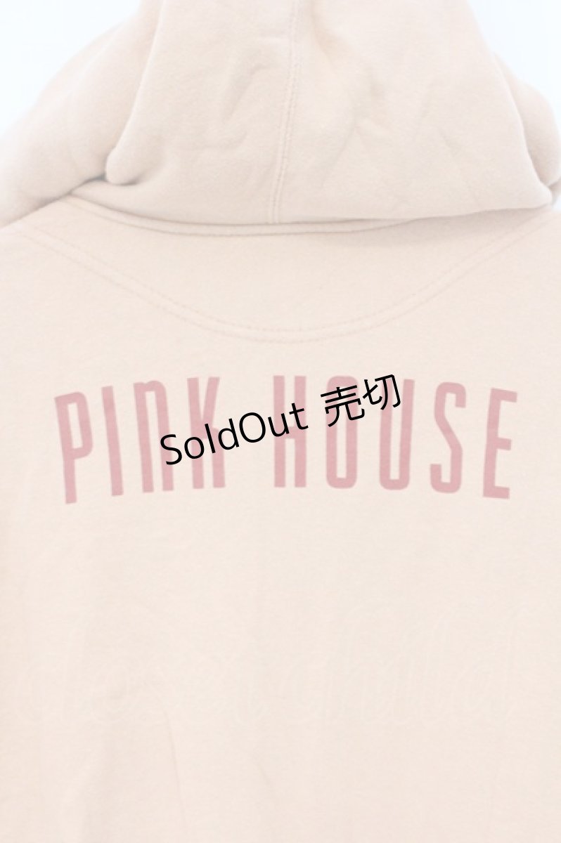 画像4: PINK HOUSE / Pボアワッペン使いフード付きカーディガン  ピンク O-26-09-28-056-LO-TO-OW-OS (4)