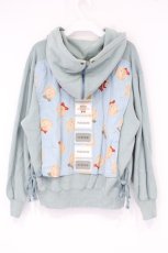 画像3: PINK HOUSE / くまプリント＆ワッペン使いZIPパーカー  ブルー系 O-26-09-28-057-LO-TO-OW-OS (3)