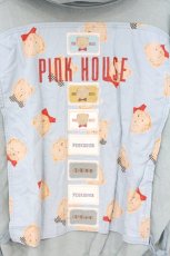 画像4: PINK HOUSE / くまプリント＆ワッペン使いZIPパーカー  ブルー系 O-26-09-28-057-LO-TO-OW-OS (4)