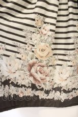 画像2: L'EST ROSE / ローズボーダーチュニックワンピース 2 ベージュ系 O-26-09-28-065-LO-OP-OW-OS (2)