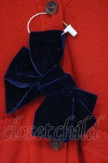 画像2: Jane Marple / Ribbon corsage カーディガン M アカ×ネイビー O-26-09-28-074-JM-TO-IG-OS (2)