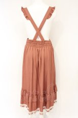 画像3: axes femme / サス付フィッシュテールスカート  サーモンピンク O-26-09-28-075-AX-SK-IG-OS (3)