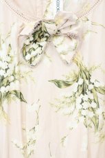 画像2: INGEBORG / すずらん柄ノースリーブワンピス  ピンク O-26-09-28-079-LO-OP-IG-OS (2)