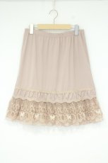 画像1: axes femme / バタフライレース使いペチスカート M ピンク O-26-09-28-086-AX-SK-OW-OS (1)