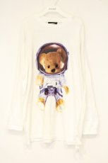 画像1: TRAVAS TOKYO / Spacesuit Bear L/S tee  ホワイト O-26-09-28-087-PU-TO-IG-OS (1)