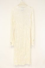 画像4: Ozz Croce / クラッシュベロアロングシャツ  アイボリー O-26-09-28-088-OO-BL-OW-OS (4)