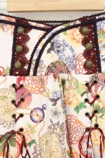 画像2: Ozz oneste / 和柄スカート  ワイン系 O-26-09-28-019-OO-SK-OW-OS (2)