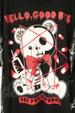 画像2: SEX POT ReVeNGe / Hello,Good Bye Design Logo Belt Big Square Cutsew　Tシャツ F ブラック O-26-09-28-027-SP-TO-OW-OS (2)
