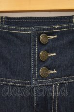 画像2: axes femme POETIQUE / バックレースアップスリムパンツ M インディゴ O-26-09-29-034-AX-PA-OW-OS (2)