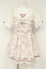 画像1: LIZ LISA / Sewing Bear柄セットアップ 0 ピンク O-26-09-29-039-LO-OP-OW-OS (1)