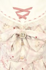 画像2: LIZ LISA / Sewing Bear柄セットアップ 0 ピンク O-26-09-29-039-LO-OP-OW-OS (2)