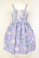 画像1: Angelic Pretty / Jewelry AquariumジャンパースカートSet  ラベンダー O-26-09-29-042-AP-OP-OW-OS (1)