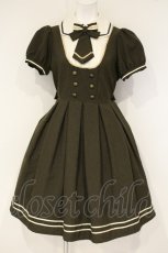 画像1: Innocent World / ヴィルマ半袖ワンピース M グリーン O-26-09-29-044-IW-OP-IG-OS (1)