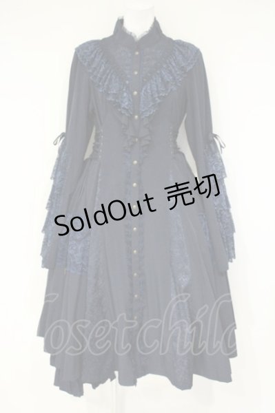 Ozz oneste / Dark Wizard 姫袖ワンピース ネイビー O-26-09-29-045-OO