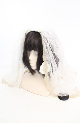 Preview of Under the Rose?闇の使者と薔薇の刻印?ロングベール  オフシロ×ゴールド