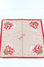 画像1: PINK HOUSE / ハンカチ  ベージュ・バスケット O-26-09-29-1032-LO-JA-OW-OS (1)