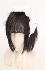 画像1: axes femme kawaii / プチリボンヘッドドレス  シロ O-26-09-29-1009-AX-AC-OW-OS (1)