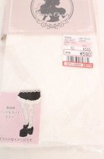 画像3: Cherirulu Chocola / ECMYバラタイツ M~L シロ O-26-09-29-1011-LO-ZA-OW-OS (3)