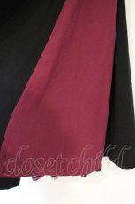 画像4: Qutie Frash / 和柄プリーツロングスカート  ブラック×パープル O-26-09-29-056-QU-SK-IG-OS (4)