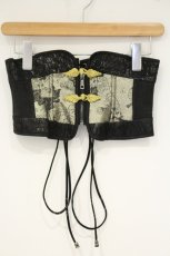 画像1: Qutie Frash / 2026年プレミアム5点セット?烏耀?チャイナコルセット  ブラック×ゴールド O-26-09-29-057-QU-TO-IG-OS (1)