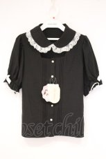 画像1: Lily Merry / TT*LILピンタックブラウス L クロ O-26-09-29-061-LO-BL-IG-OS (1)