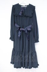 画像1: Maison de FLEUR / SnowWhiteワンピース  ネイビー O-26-09-29-063-LO-OP-IG-OS (1)