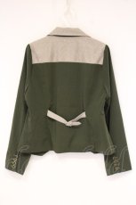 画像3: axes femme / バイカラーショートジャケット M グリーン×ベージュ O-26-09-29-080-AX-JA-OW-OS (3)