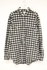 画像1: Karl Helmut / チェックフリースシャツ  ブラック×オフホワイト O-26-09-29-009-EL-BL-IG-OS (1)