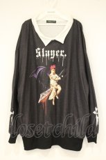 画像1: TRAVAS TOKYO / Phantom killer Collared PO/襟付きルーズスウェットトップス  ブラック O-26-09-29-012-PU-TO-IG-OS (1)