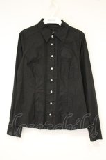画像1: INGEBORG / 刺繍入りタックブラウス 9 クロ O-26-09-29-015-LO-BL-IG-OS (1)