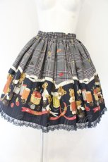 画像1: metamorphose / Tailor's Bearミニスカート  ネイビー O-26-10-01-029-ME-SK-IG-OS (1)