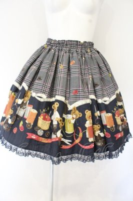 Preview of Tailor's Bearミニスカート  ネイビー