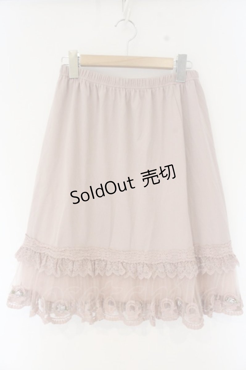 画像1: axes femme / プチバラペチスカート M ピンク O-26-10-01-033-AX-SK-OW-OS (1)