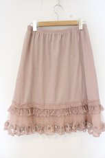 画像2: axes femme / プチバラペチスカート M ピンク O-26-10-01-033-AX-SK-OW-OS (2)