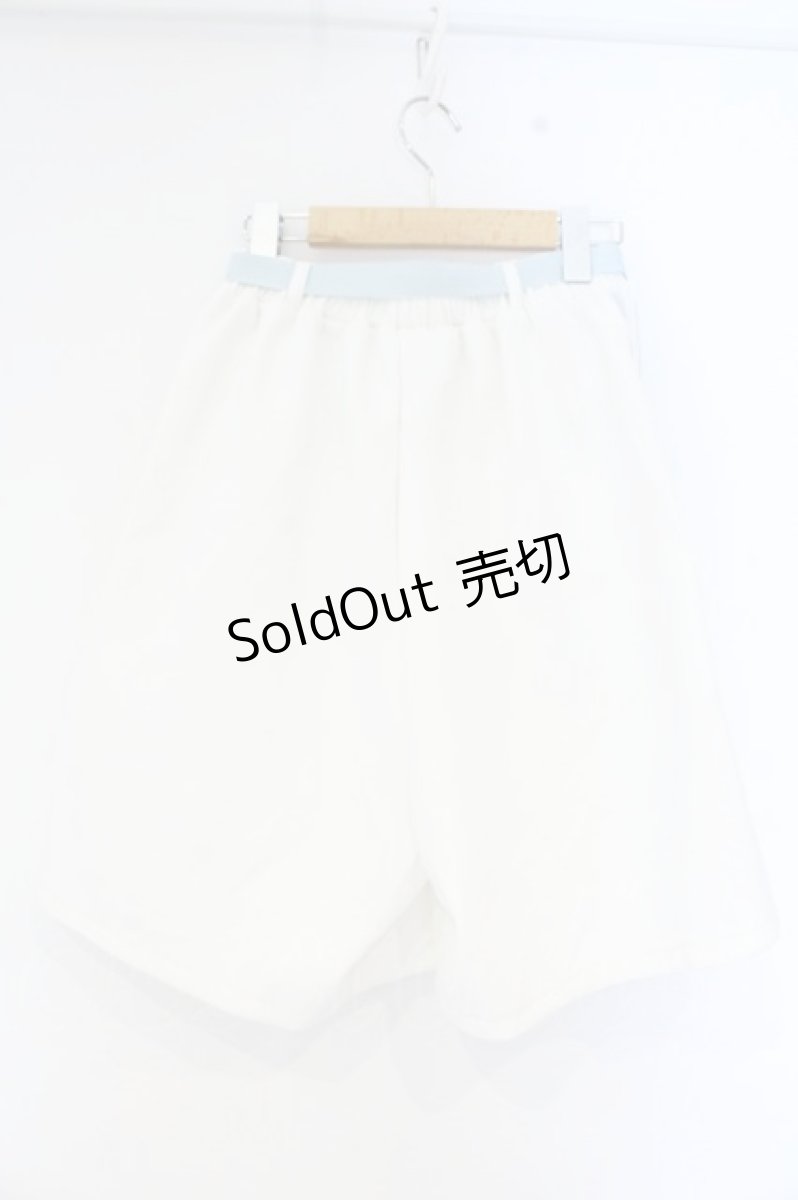 画像3: ACDC RAG / GAME OVERハーフパンツ  ホワイト×サックス O-26-10-01-035-PU-PA-IG-OS (3)