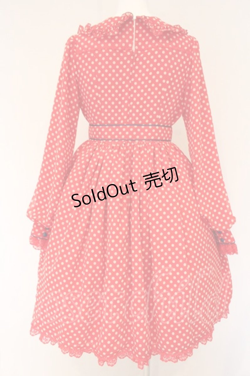 画像4: Angelic Pretty / Falling Heartワンピース  アカ O-26-10-01-037-AP-OP-OW-OS (4)