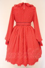 画像4: Angelic Pretty / Falling Heartワンピース  アカ O-26-10-01-037-AP-OP-OW-OS (4)