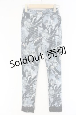 Preview of 天使総柄レギンス  ブルー系