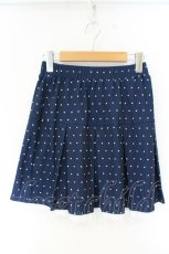 画像1: Candy Stripper / TINY DOT JERSEY SKIRT　スカート F ネイビー O-26-10-01-046-PU-SK-OW-OS (1)