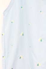 画像2: Candy Stripper / TINY FLOWER SALOPETTE　サロペット 2 サックス O-26-10-01-047-PU-OP-OW-OS (2)