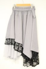 画像3: axes femme POETIQUE / ベルト付イレヘムロングスカート M パープル O-26-10-01-1003-AX-SK-OW-OS (3)