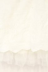画像3: TRALALA / 刺繍レースミニスカート  シロ O-26-10-01-1036-LO-SK-OW-OS (3)