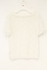 画像3: axes femme / ぽわん袖総レーストップス F シロ O-26-10-01-1045-AX-TO-IG-OS (3)