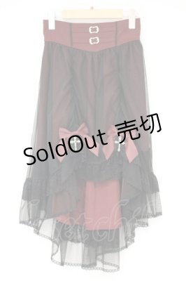 Preview of ゴシックフィッシュテールスカート M ワイン×クロ