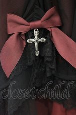 画像3: NIBBLE POISON / ゴシックフィッシュテールスカート M ワイン×クロ O-26-10-01-1047-LO-SK-IG-OS (3)