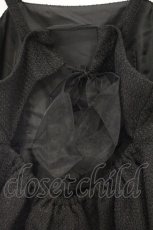 画像3: axes femme POETIQUE / バックリボンペプラムビスチェ M クロ O-26-10-01-1060-AX-TO-IG-OS (3)