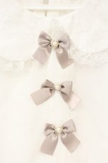 画像2: Lovely Tency / 3つリボンブラウス M シロ O-26-10-01-1064-LO-BL-IG-OS (2)