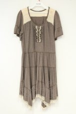 画像1: axes femme / ティアードカットチュニック M ブラウン O-26-10-01-1023-AX-OP-OW-OS (1)